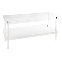 REAL SIMPLE Clear Acrylic Shoe Rack