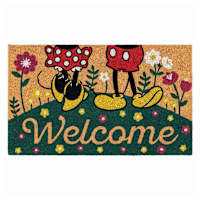 Mickey Welcome Coir Mat, 18x30