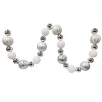 Silver Jumbo Shatterproof Garland, 6.67'