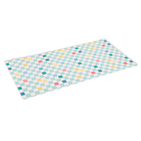 REAL SIMPLE Multi-Check Faux Leather Desk Pad, 31x15.5