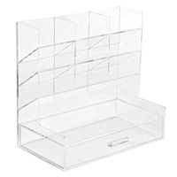 REAL SIMPLE Acrylic Divided Desk Organizer