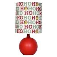 Red Grinch Holiday Small Lamp with Shade, 16"