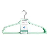 REAL SIMPLE 10-Pack Matte Non-Slip Suit Hanger, Light Green