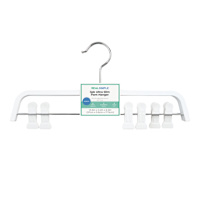 REAL SIMPLE 3-Pack Matte Skirt & Pant Hanger, White