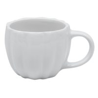 Homespun Harvest White Pumpkin Mug, 10oz