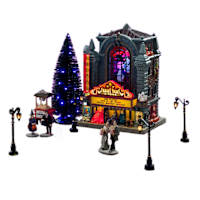 Lemax Fright Night Cinema Set