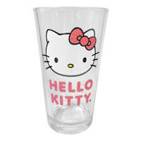 Hello Kitty Glitter Pint Glass, 16oz