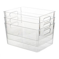 REAL SIMPLE 3-Pack Square Pantry Bin, Large
