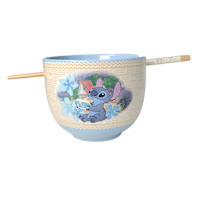 Lilo & Stitch Ceramic Ramen Bowl with Chopsticks, 20oz