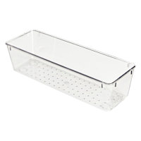 REAL SIMPLE Clear Drawer Storage Organizer, 9x3