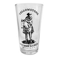 Yellowstone Dutton Ranch Montana Pint Glass, 16oz