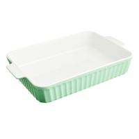REAL SIMPLE Green Rectangle Baking Dish, 15x9.5
