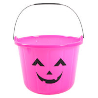 Pink Pumpkin Bucket