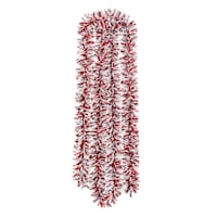 Red & White Tinsel Garland, 144"