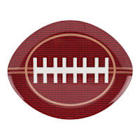 Football Melamine Plate, 10x8