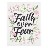 Faith Over Fear Box, 6x8