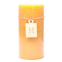 Yellow Pillar Candle, 3x6