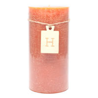Orange Pillar Candle, 3x6