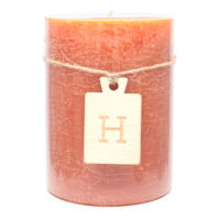 Orange Pillar Candle, 3x4