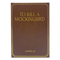 To Kill a Mockingbird Green Faux Leather Book Box, 11"