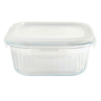 REAL SIMPLE Ribbed Glass Food Storage, 1.5 Cup