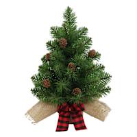 Mini Pine Tree with Pinecones, 16"