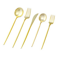 40-Count Gold Cutlery Pack
