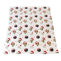 Cats In Hats Printed Plush Throw Blanket, 50x60