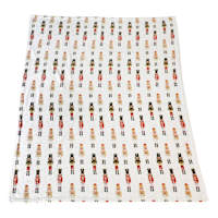 Nutcrackers Printed Plush Throw Blanket, 50x60