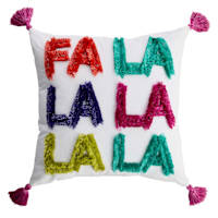 Oh Joy! Fa La La Throw Pillow, 18"