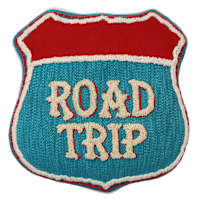 Road Trip Shaped Throw Pillow, 18x17
