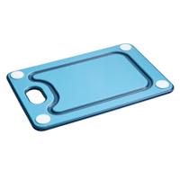 REAL SIMPLE Green Pan Blue Cutting Board, 9x6