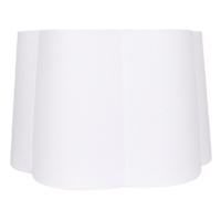 White Plain Weave Scallop, 19"