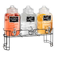 Triple Dispenser with Lid, 3.2gal