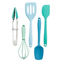 REAL SIMPLE 5-Piece Mini Silicone Utensil Set