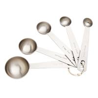 REAL SIMPLE 5-Piece Stainless Steel Measuring Spoons