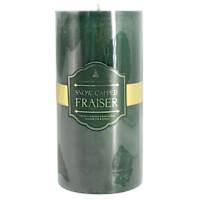 Snow Capped Fraiser Green Scented Pillar Candle, 3x6