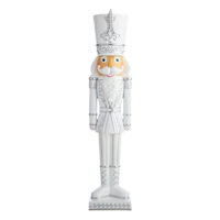 Arctic Wonderland Silver Nutcracker, 3.5'