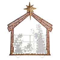 Set of 4 Twinkle LED Nativity Scene