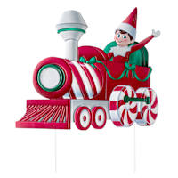 Elf on the Shelf Elf in Train Yard Stake, 2'