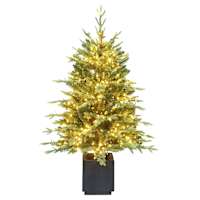 (A32) Pre-Lit Bradley Spruce Porch Tree, 4'