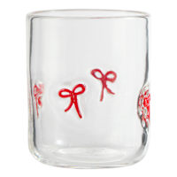 Red Ribbon Icon Glass, 17.5oz