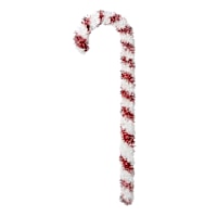 Mrs. Claus' Bakery Tinsel Candy Cane, 48"