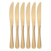Set of 6 Bayley Champagne Gold Dinner Forks
