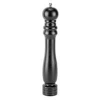 Black Acacia Wood Pepper Mills, 12"