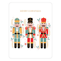 Nutcrackers Christmas Card