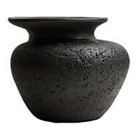White Terracotta Vase, Medium