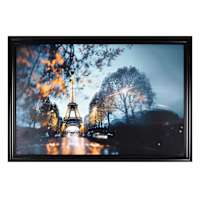 Glass Framed A Glimpse Of Paris Print Wall Art, 39x27