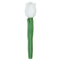Whie Tulip Taper Candle
