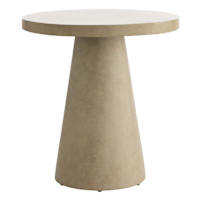 Marbled Grey Cement Outdoor Bistro Table